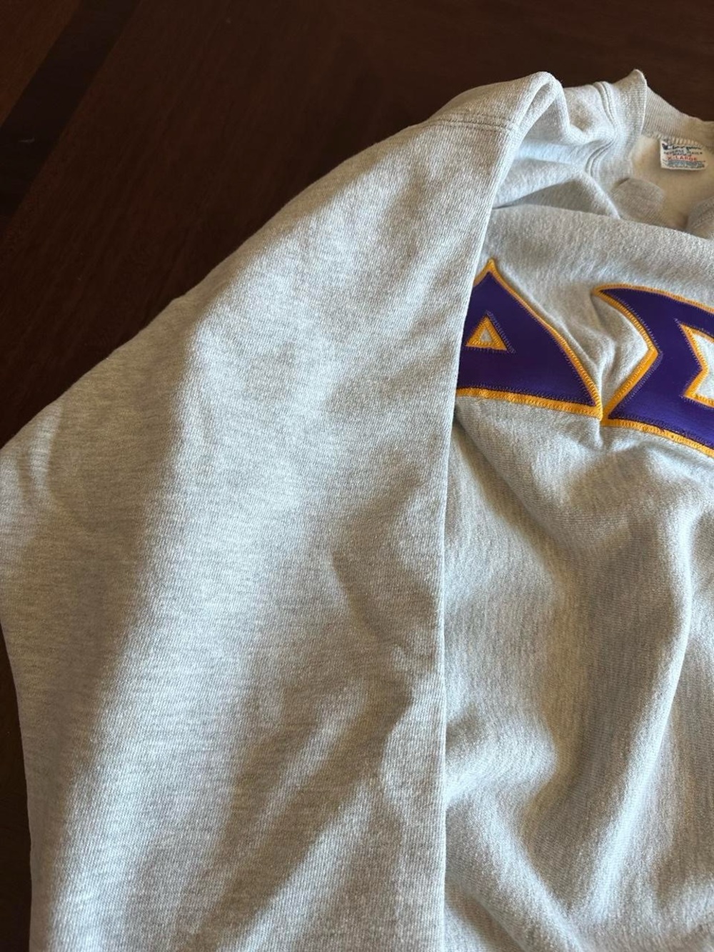Vintage Champion Reverse Weave Delta Sigma Pi Sweatshirt USA Men’s Size XL - Picture 3 of 6